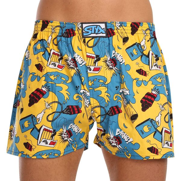 STYX Men's Boxer Shorts Styx Art Classic Rubber Oversized Explosion