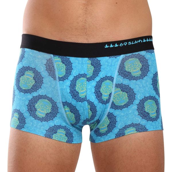 69SLAM Men's boxers 69SLAM hip bamboo SKULL MANDALA