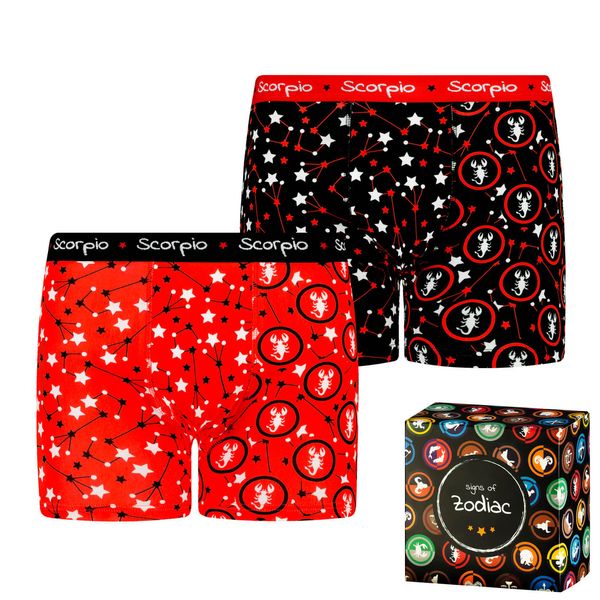 Frogies Men's boxers Frogies Zodiac Škorpijon 2P Gift box