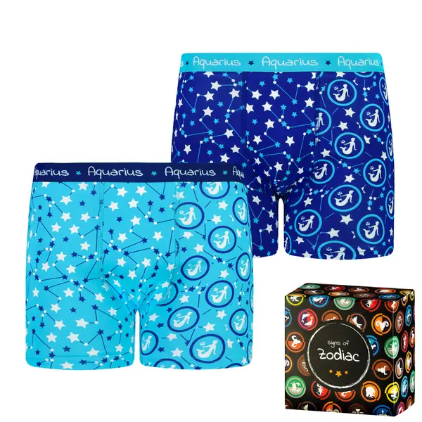 Frogies Men's boxers Frogies Zodiac Vodnar 2P Gift box