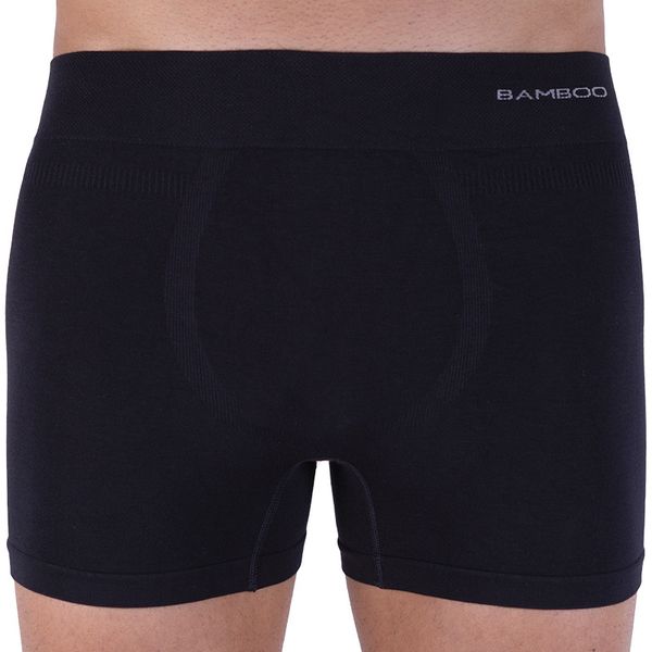 Gino Men's boxers Gino seamless bamboo black