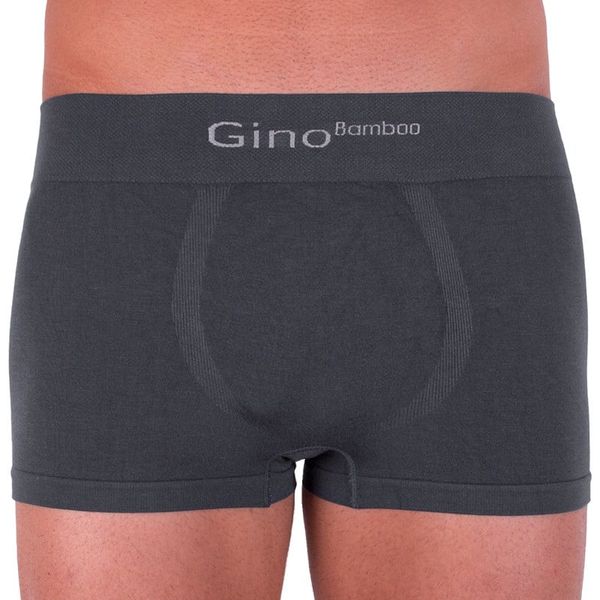 Gino Men's boxers Gino seamless bamboo gray