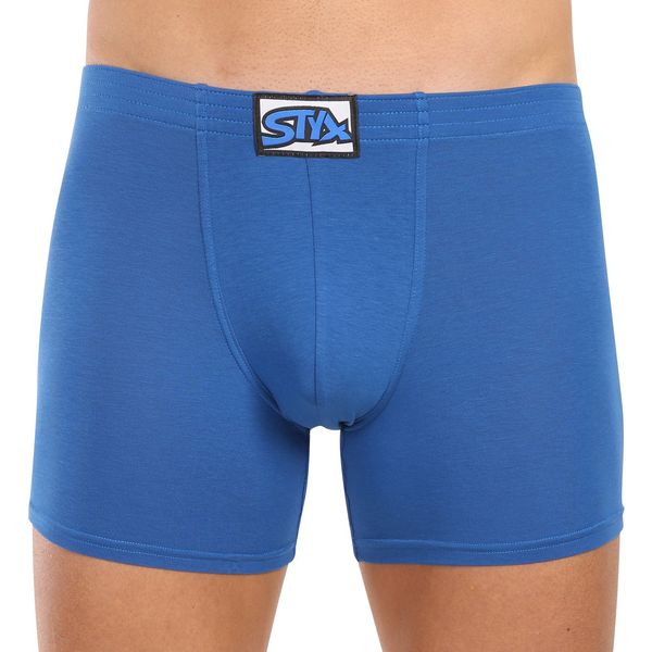 STYX Men's boxers Styx long classic rubber blue