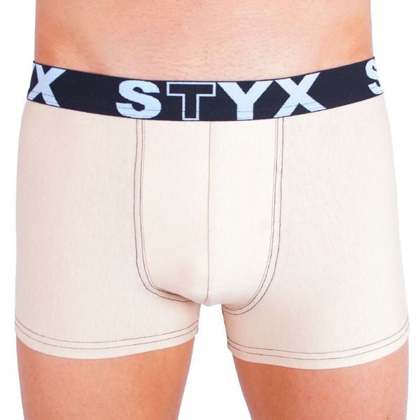 STYX Men's boxers Styx sports rubber beige