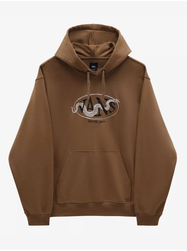 Vans Men's Brown Hooded Sweatshirt VANS Snake Pit - Men