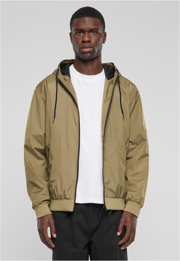 Urban Classics Men's Contrast Windrunner Jacket - Khaki/Black