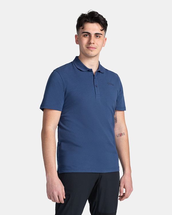 Kilpi Men's cotton polo shirt KILPI VILAR-M Dark blue