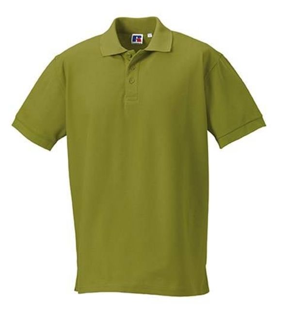 RUSSELL Men's Cotton Polo Ultimate R577M 100% Smooth Cotton Ring-Spun 210g/215g