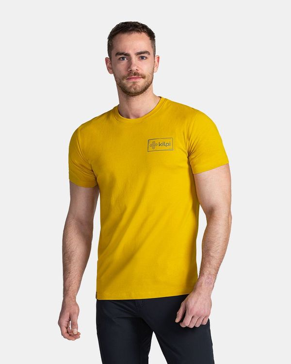 Kilpi Men's cotton T-shirt Kilpi BANDE-M Gold