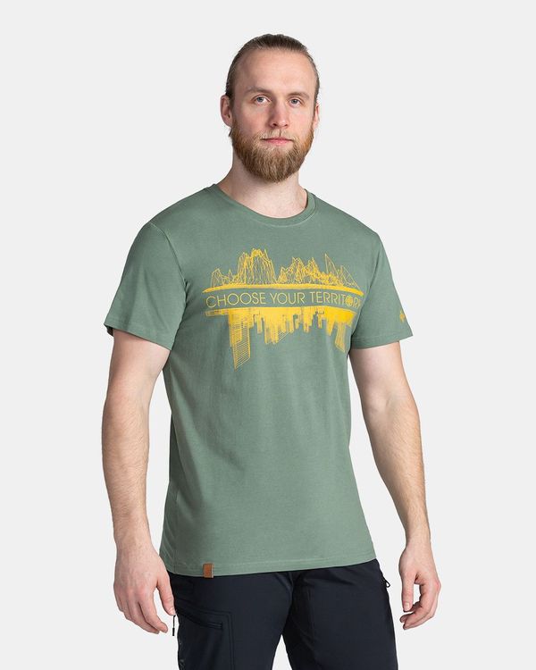 Kilpi Men's cotton T-shirt KILPI CHOOSE-M Dark green