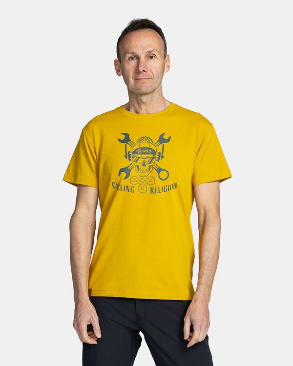 Kilpi Men's cotton T-shirt Kilpi SKULLY-M Gold