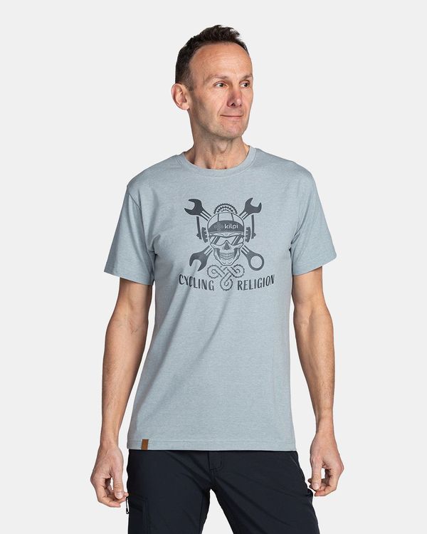 Kilpi Men's cotton T-shirt KILPI SKULLY-M Light gray