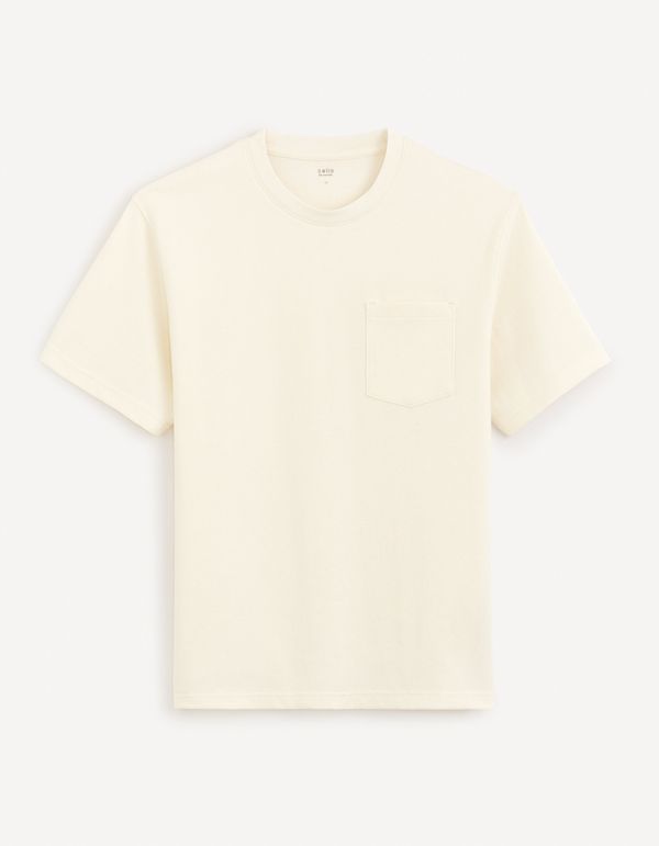 Celio Men's cream T-shirt Celio Gedecide