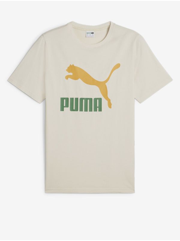 Puma Men's cream T-shirt Puma Classics Logo Tee