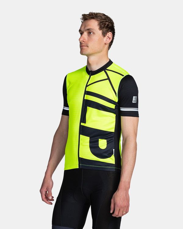 Kilpi Men's cycling jersey KILPI CAVALET-M Yellow