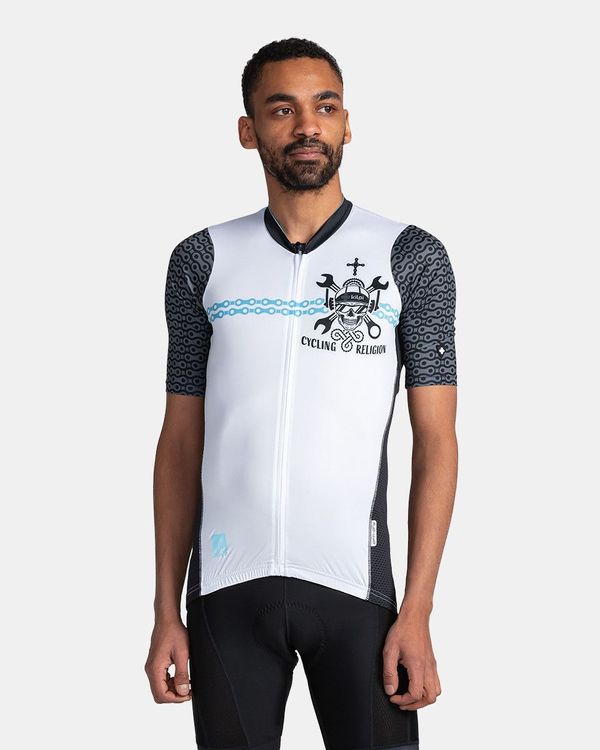 Kilpi Men's cycling jersey KILPI RIVAL-M White