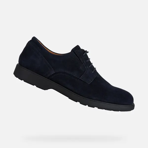 GEOX Men's Dark Blue Formal Shoes Geox Spherica Ec11 - Mens