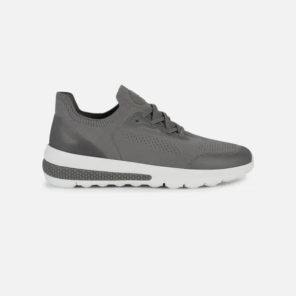 GEOX Men's Dark Grey Geox Spherica Actif Sneakers - Mens