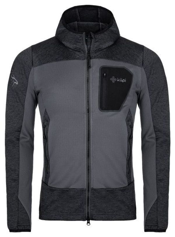 Kilpi Men's dark grey sports sweatshirt Kilpi Freni-M