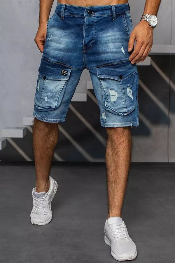 DStreet Men's Denim Blue Shorts Dstreet