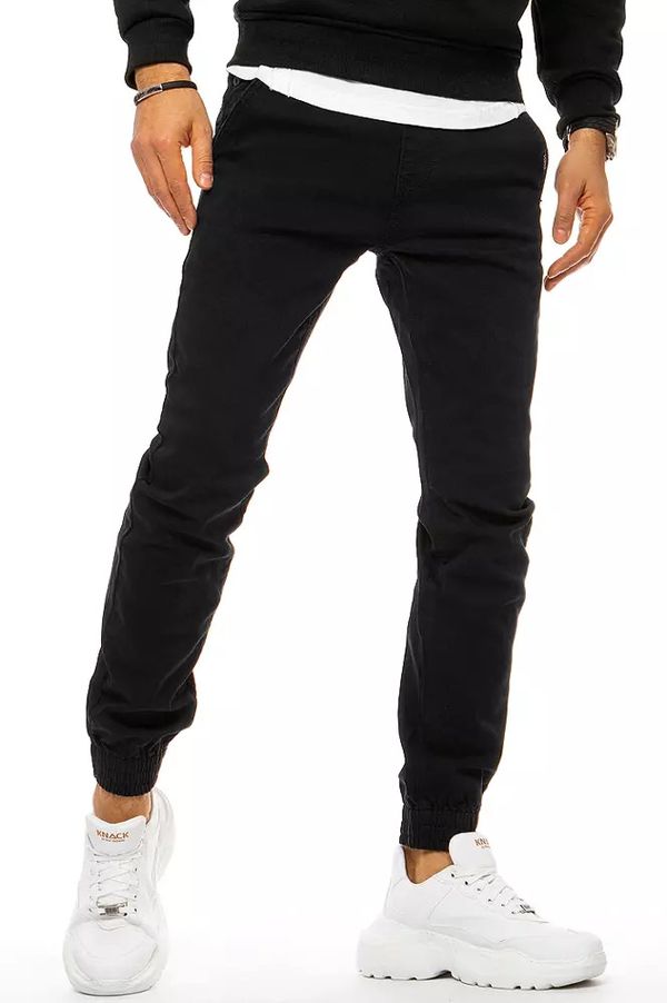 DStreet Men's denim joggers black Dstreet