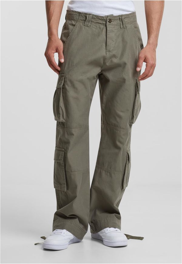 Urban Classics Men's Double Cargo Trousers - Olive