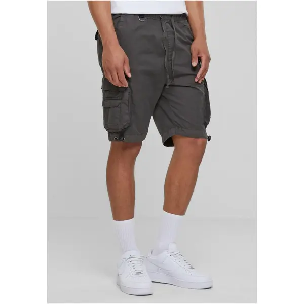 Urban Classics Men's Double Pocket Cargo Shorts - Grey