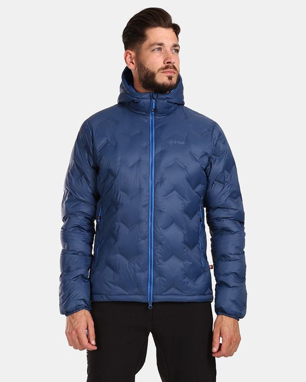 Kilpi Men's down jacket Kilpi ALBERT-M Dark blue