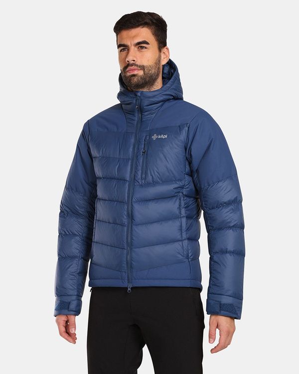 Kilpi Men's down jacket Kilpi GUUS-M Dark blue