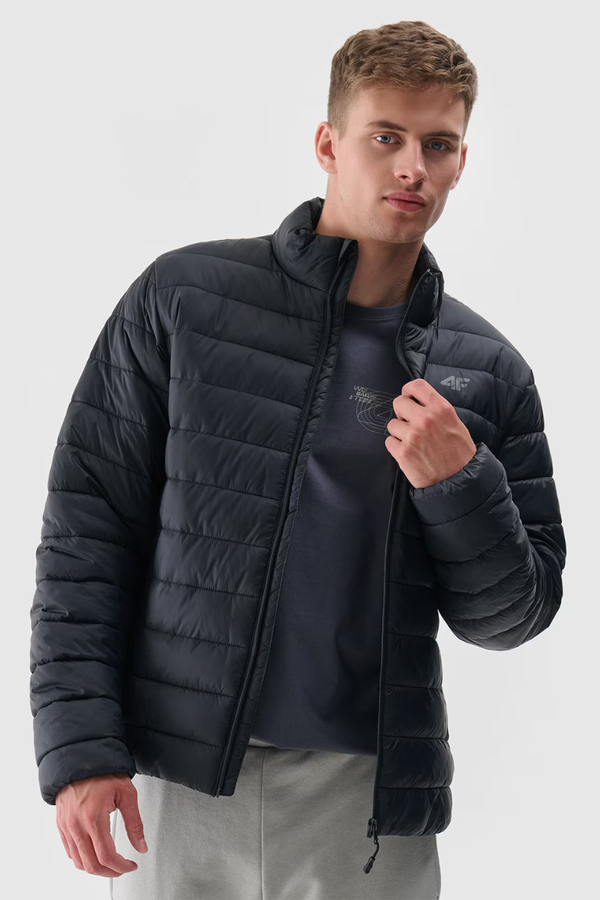 4F Men's Down Jacket With Synthetic Filling 4F Black 4FWAW24TDJ