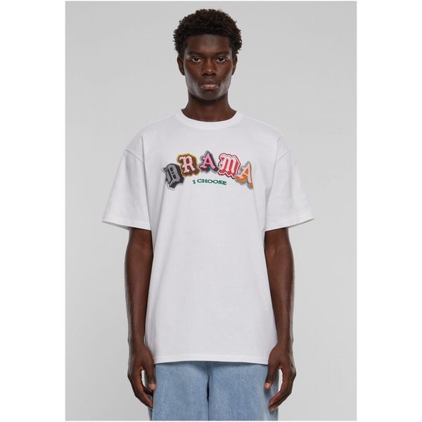 Mister Tee Men's Drama Heavy Oversize Tee T-Shirt - White