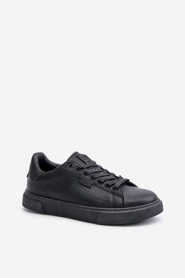 BIG STAR SHOES Men's Eco Leather Sneakers Big Star Black