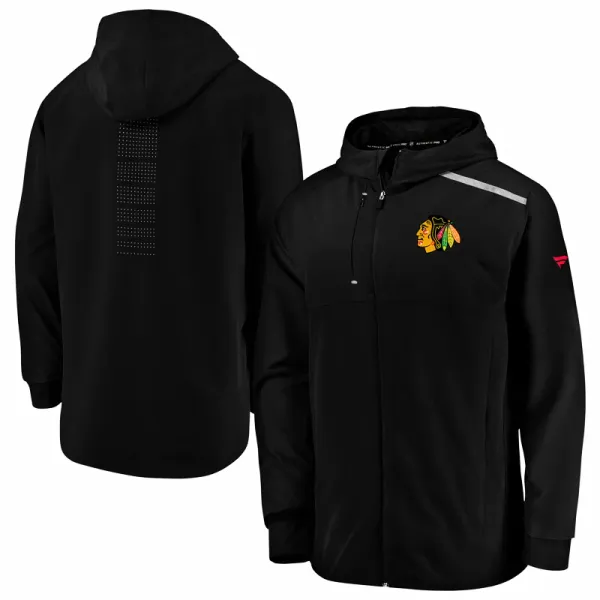 Fanatics Men's Fanatics Clutch Anorak Jacket NHL Chicago Blackhawks, M