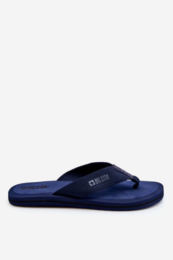 BIG STAR SHOES Men's Foam Flops Big Star LL174617 navy blue