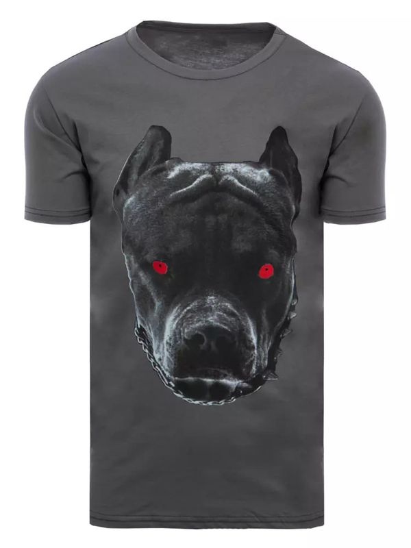 DStreet Men's graphite T-shirt Dstreet