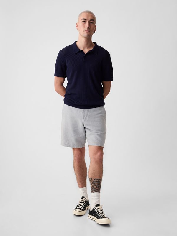 GAP Men's grey linen shorts GAP