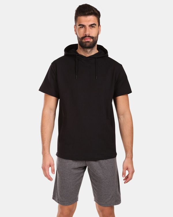 Kilpi Men's hooded sweatshirt Kilpi DIAN-M Black