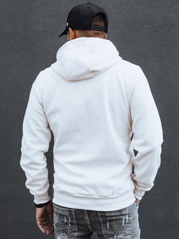 DStreet Men's Hooded Sweatshirt White Dstreet