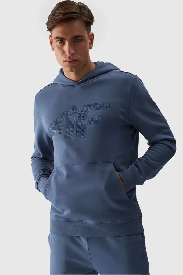 4F Men's Hoodie Pullover With Hood Blue 4FWMM00TSW