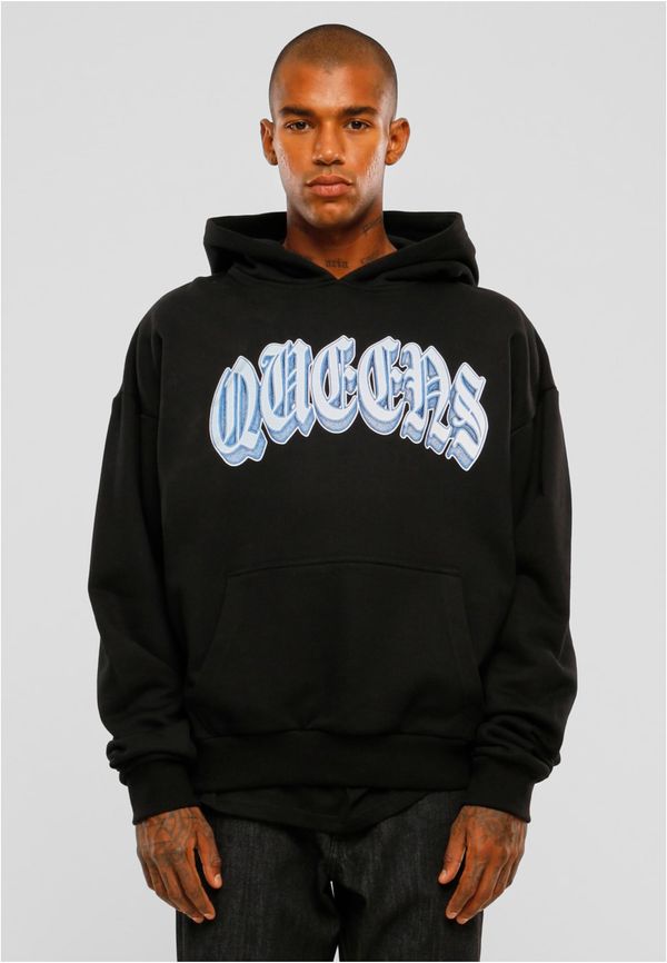 Mister Tee Men's Hoodie Queens Ultra Heavy Oversize Hoody Black