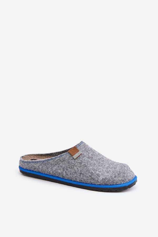 Kesi Men's Inblu Home Slippers Light Grey