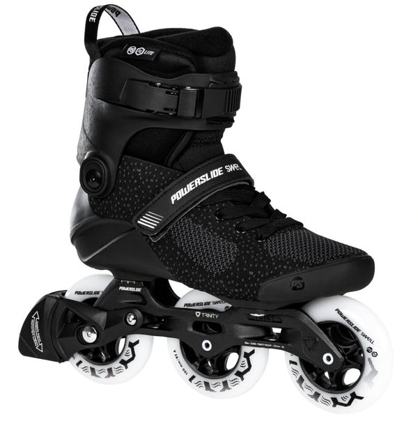 Powerslide Men's Inline Skates Powerslide Swell Lite Black 100 Trinity 44-45