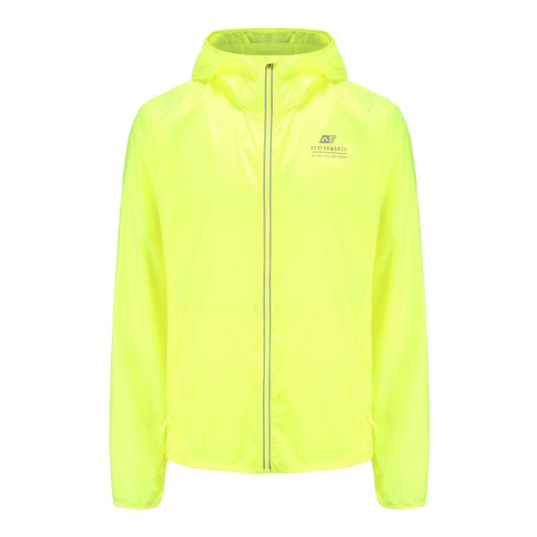 ALPINE PRO Men's jacket with impregnation ALPINE PRO NORIZ neon safety yellow