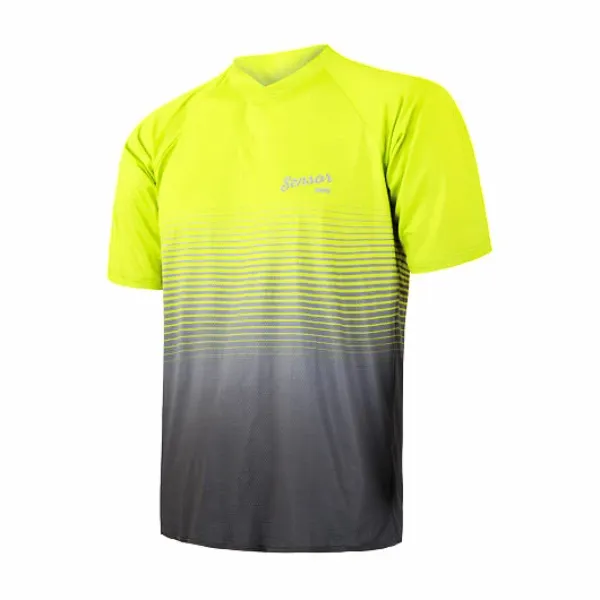 Sensor Men's Jersey Sensor Cyklo Brave Neon Yellow