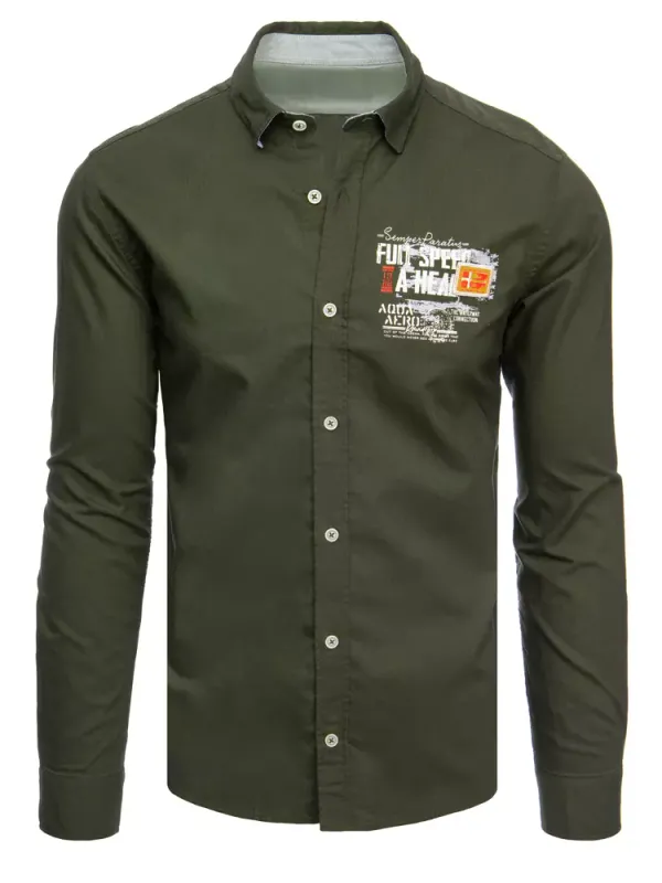 DStreet Men's Khaki Dstreet Shirt