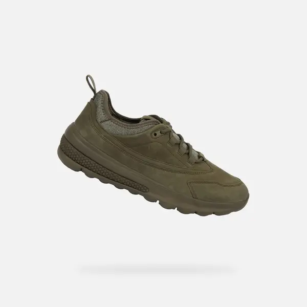 GEOX Men's Khaki Sneakers Geox Spherica Actif - Mens