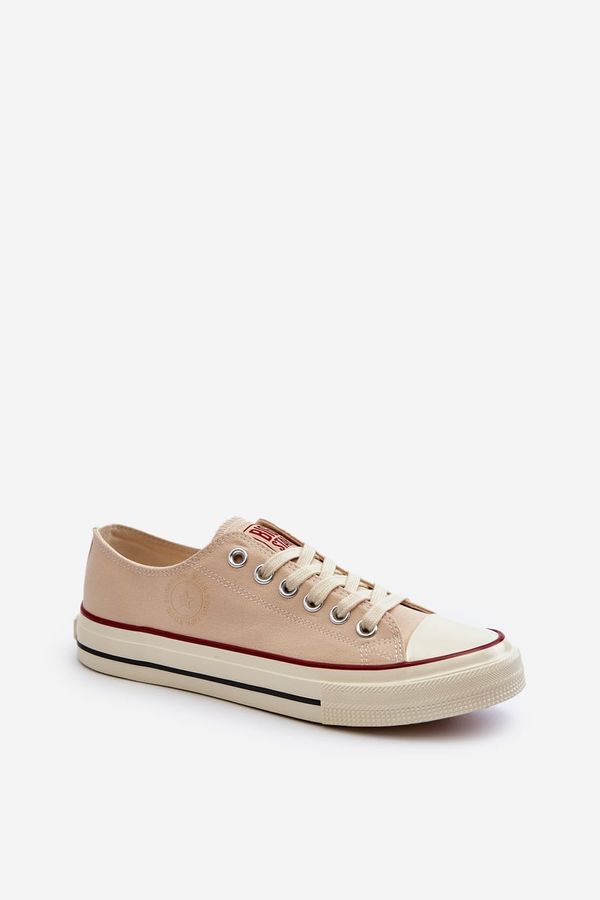 BIG STAR SHOES Men's Low Sneakers Big Star Beige