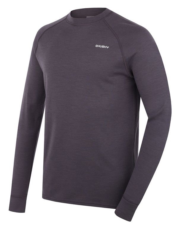 HUSKY Men's merino sweatshirt HUSKY Aron M graphite