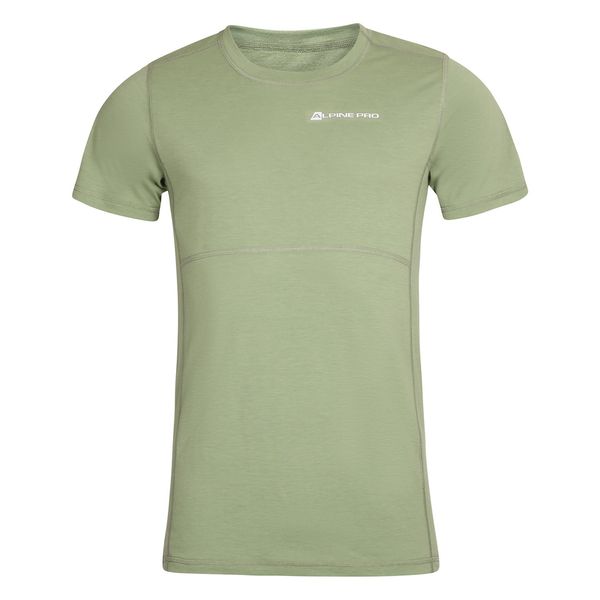 ALPINE PRO Men's merino wool T-shirt ALPINE PRO HUR aspen green