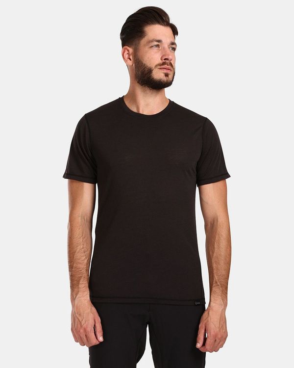 Kilpi Men's merino wool T-shirt Kilpi SLOPER-M Black